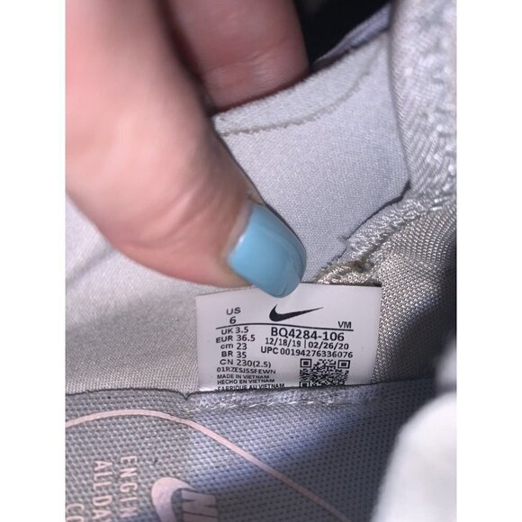 Nike Air Max Infinity Light Lavender Low Top Athletic Running Sneakers Size 6 - Picture 11 of 11